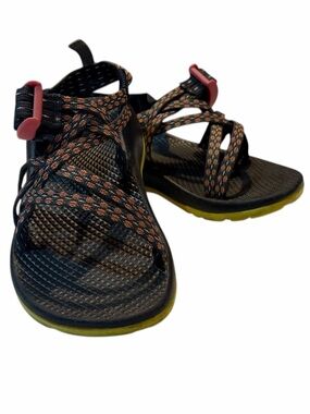 Chaco ZX/1 Ecotread Outdoor Sport Sandals Kids Youth Size 2  Crest Citrus